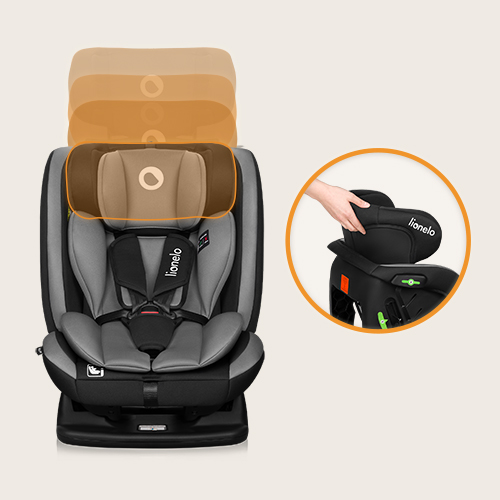 lionelo Aart i-Size Grey Graphite — Kindersitz